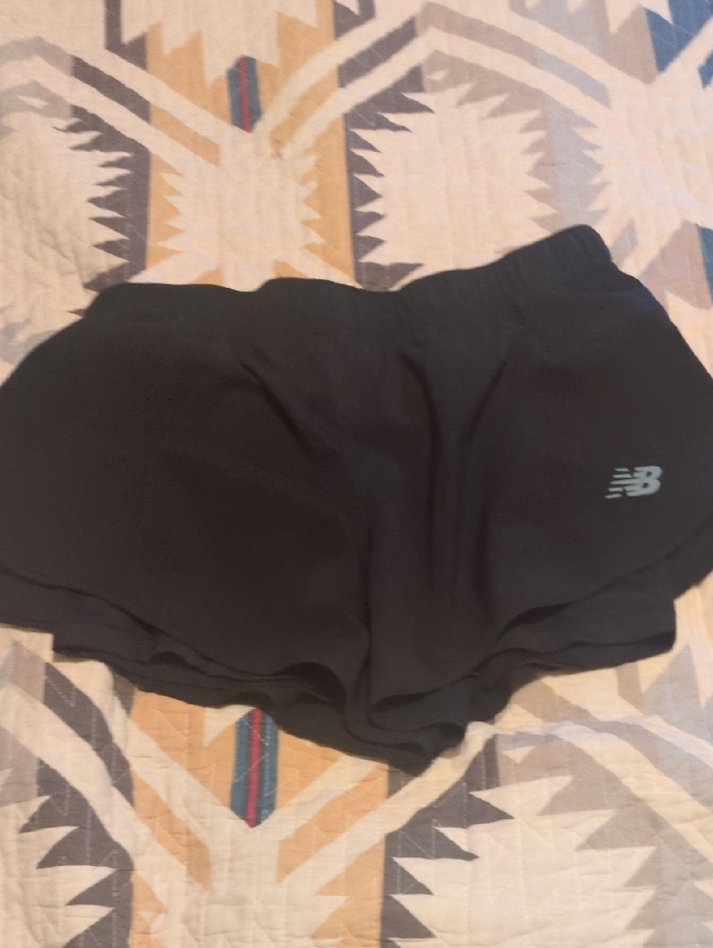 New Balance Black Women's Athletic Shorts with Logo